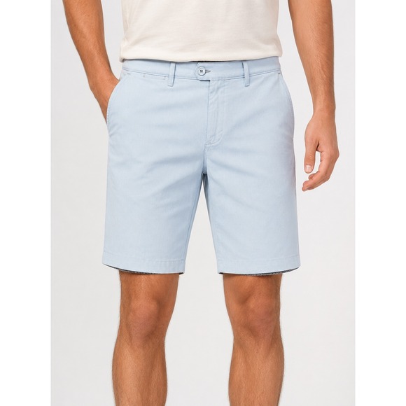 Ted Baker Other - Ted Baker London Tailored Slim Fit Light Blue Micro-Check Shorts Men's Size 40 R